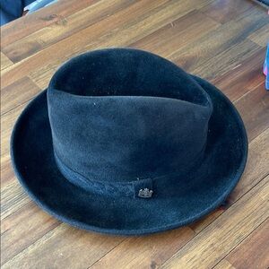 Vintage Biltmore Golden Pheasant Velour black hat